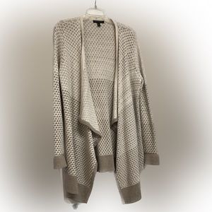 Banana Republic cream to beige ombré cardigan. Medium oversized fit